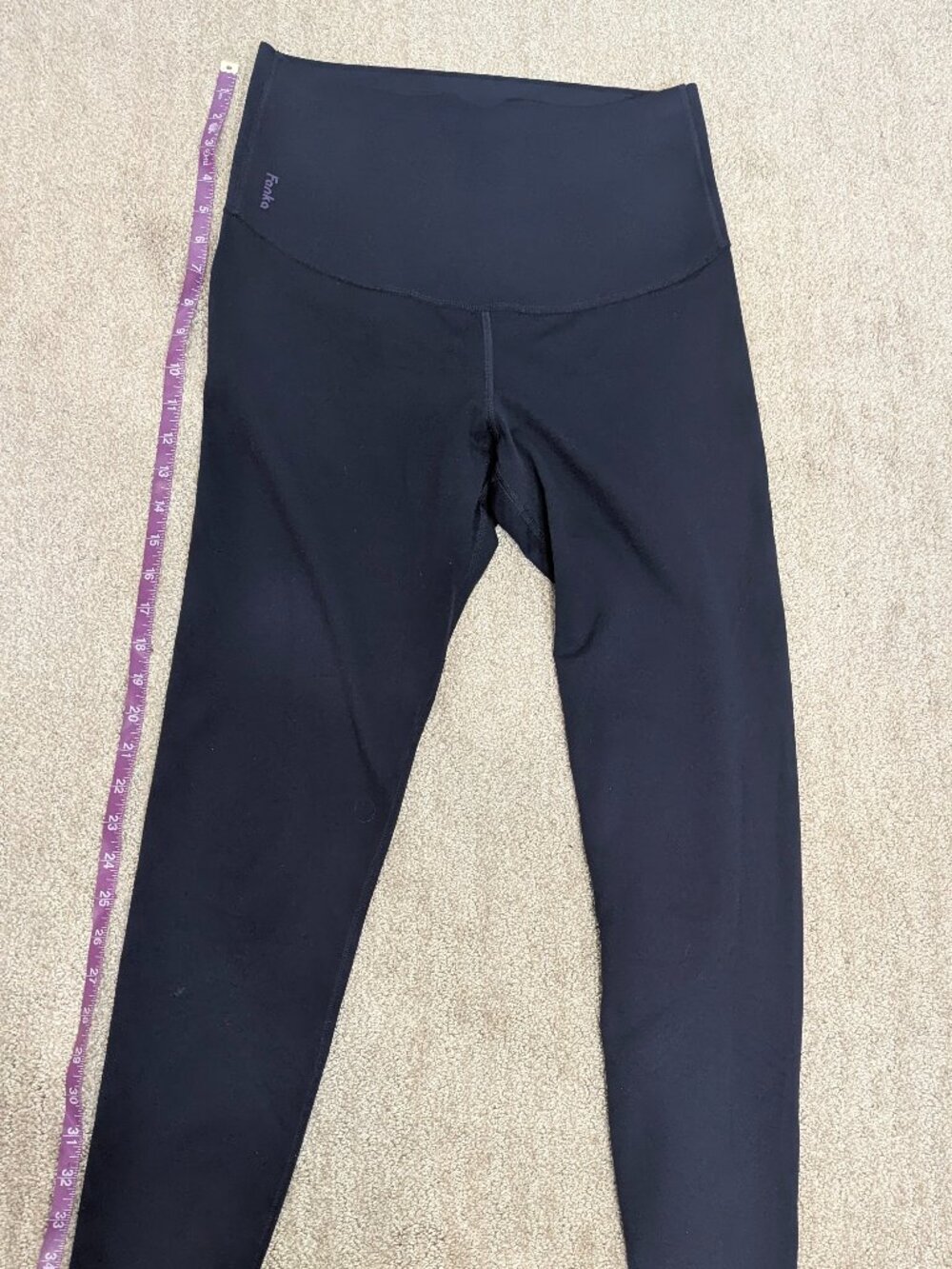 Fanka Body Sculpting Compression Leggings Navy  Sz M